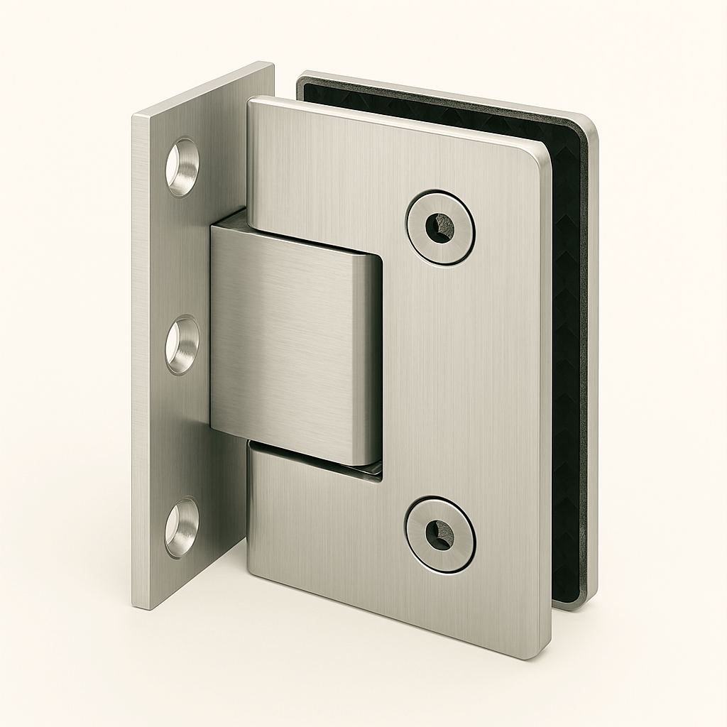 glass door hinge